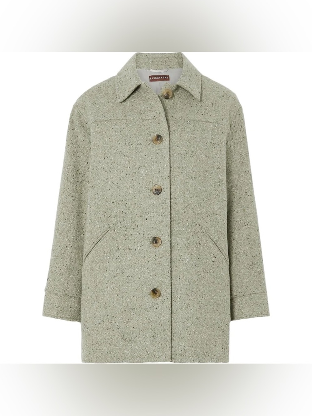 Alexa chung donegal wool tweed jacket / coat